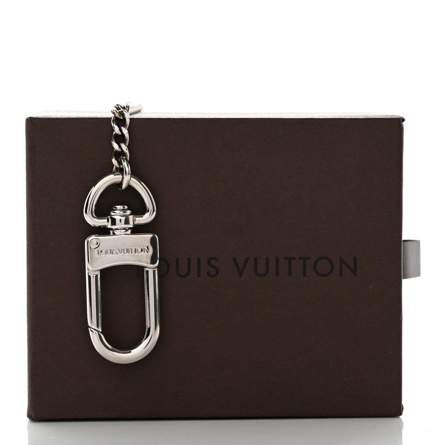 Louis Vuitton Pochette Extender Key Ring Chain Silver 5 of 5