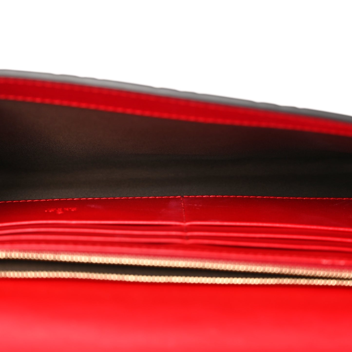 Guccissima Padlock Clutch Hibiscus Red