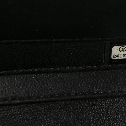 Chanel Caviar Quilted Small CC Filigree Vanity Case Beige Black 7 of 11