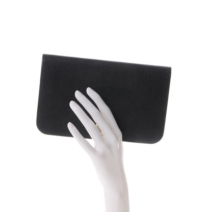 Hermes Togo Dogon Duo Wallet Black 2 of 12