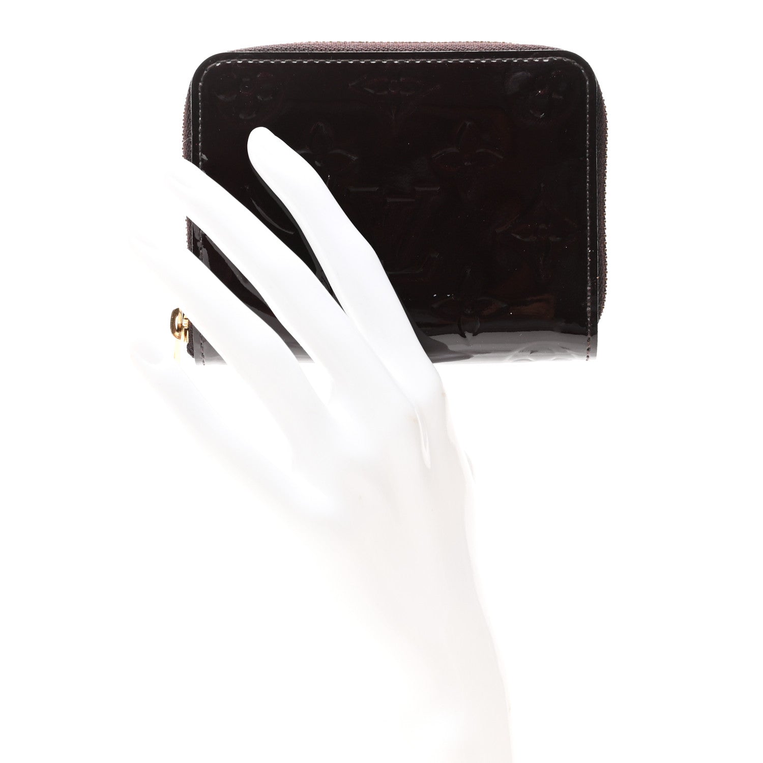 Louis Vuitton Vernis Zippy Coin Purse Wallet Amarante 2 of 7