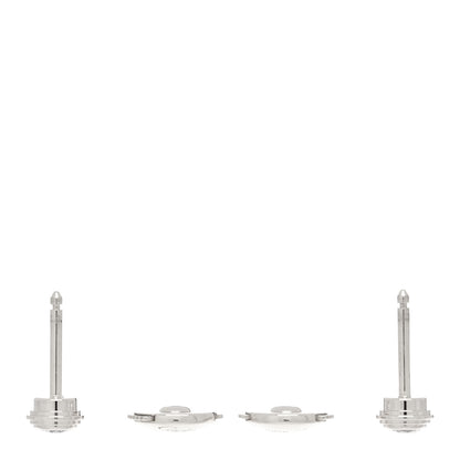 Cartier 18K White Gold Diamond SM D'Amour Earrings 3 of 6
