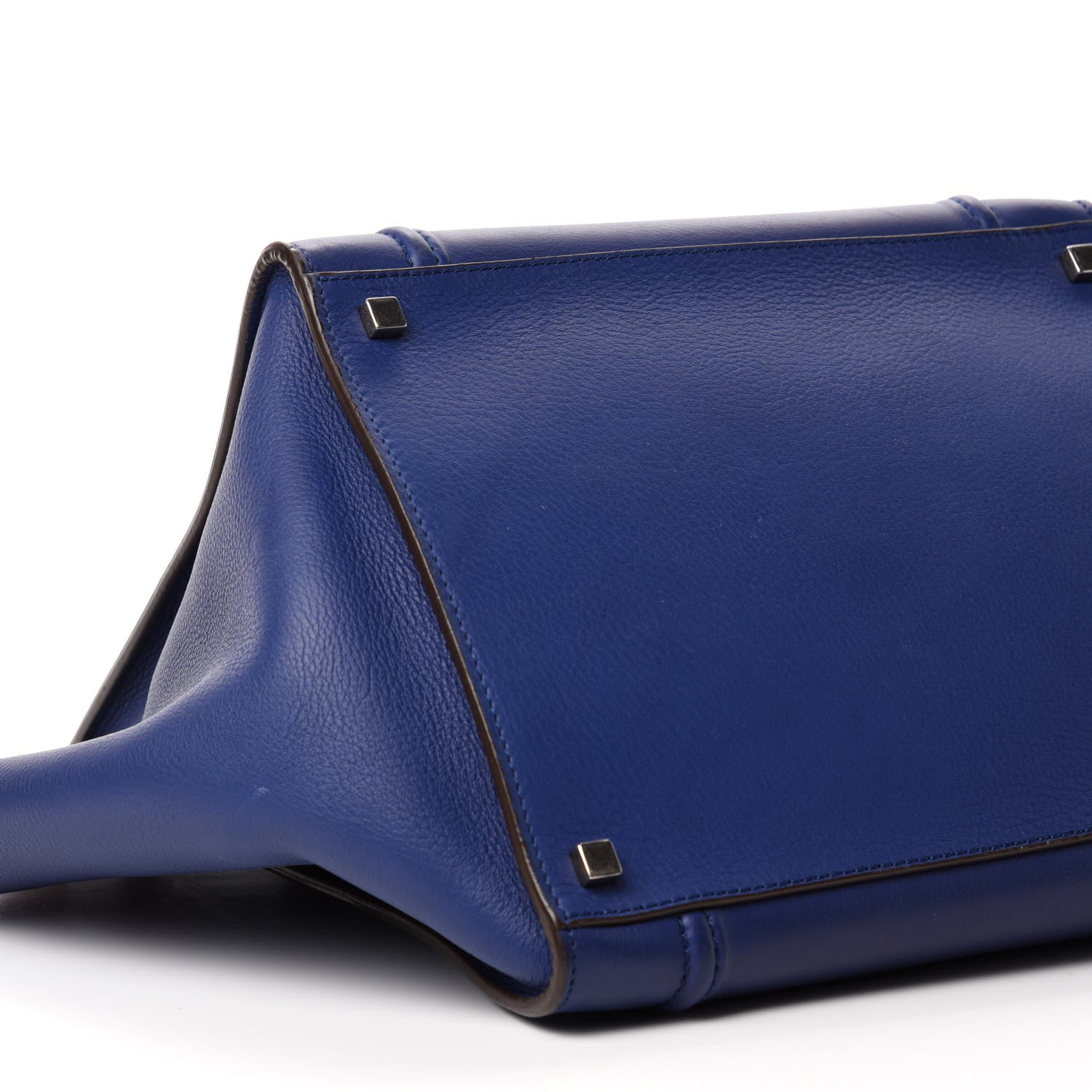 Celine Supple Calfskin Medium Phantom Luggage Indigo 6 of 10