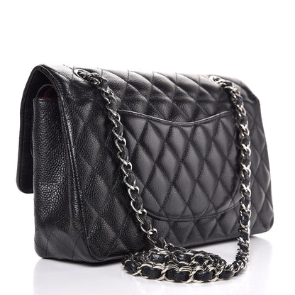 Chanel Caviar Quilted Medium Double Flap Black 4 of 17