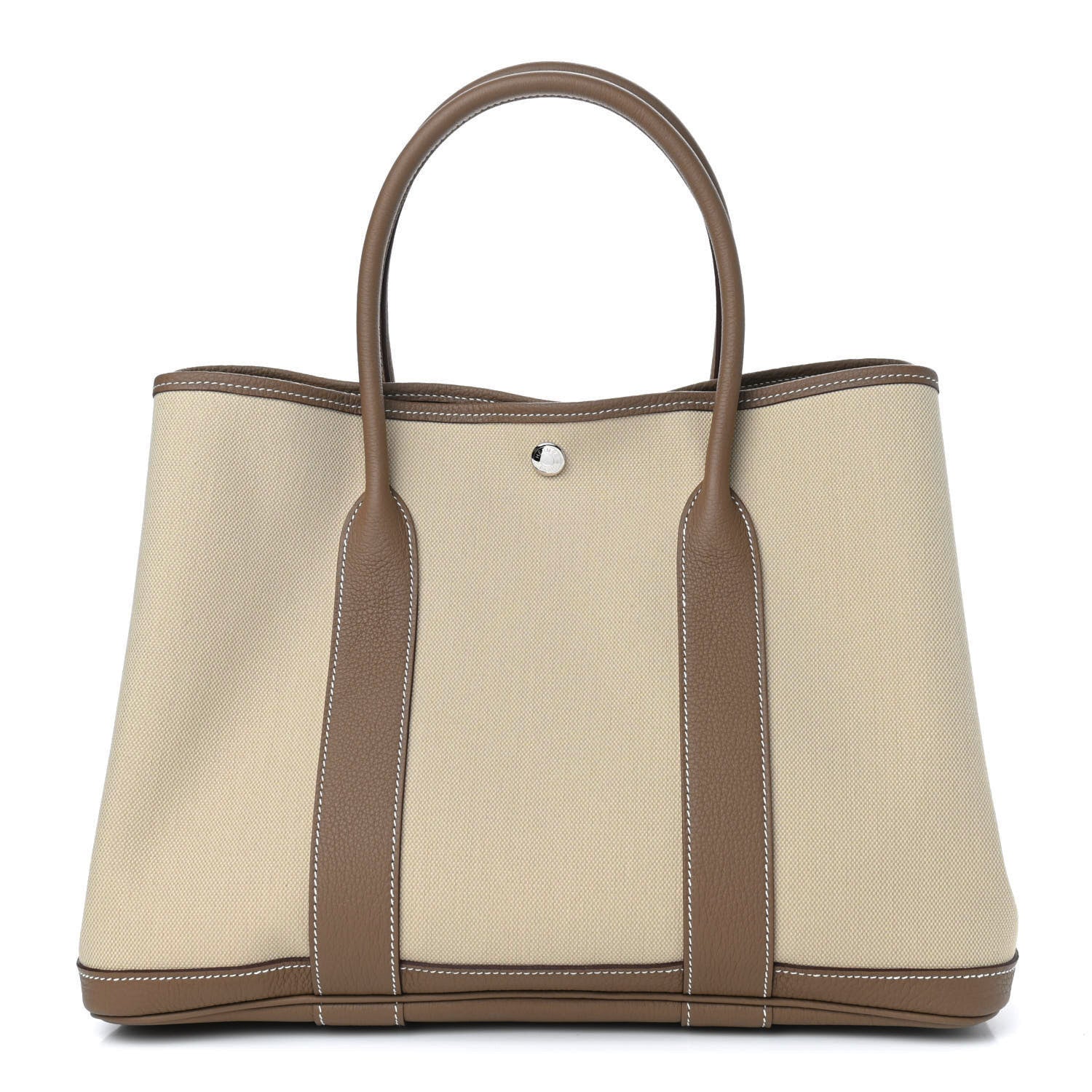 Hermes Twill D Negonda Garden Party 36 MM Tote Beton Etoupe 1 of 9