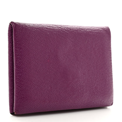 Hermes Chevre Mysore Calvi Card Case Anemone 3 of 8