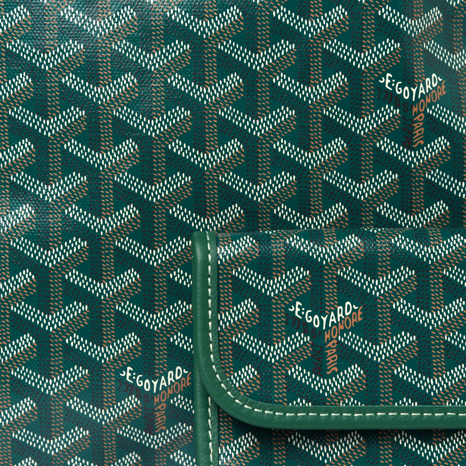 Goyard Goyardine Saint Louis GM Green 10 of 10