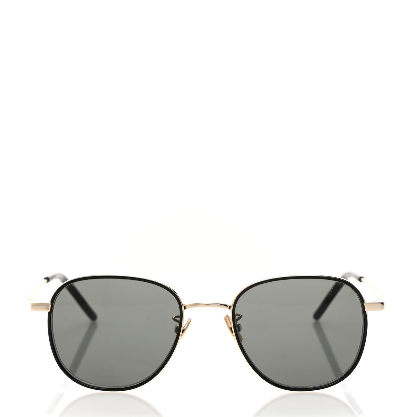 Metal Aviator Sunglasses Gold Black