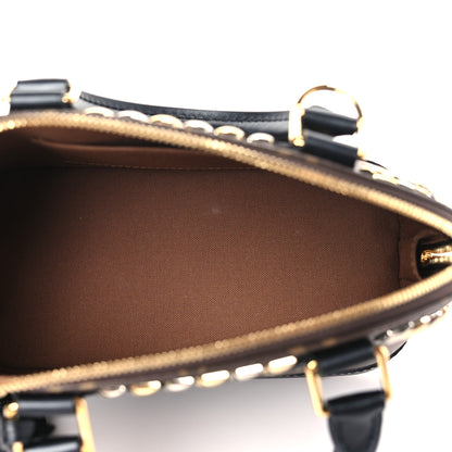 Louis Vuitton Monogram Macassar Studded Alma BB 5 of 8