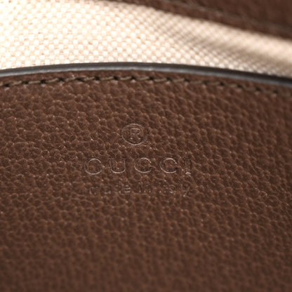 Gucci GG Supreme Monogram Textured Dollar Calfskin Web Small Ophidia GG Handbag Beige Ebony New Acero 6 of 9