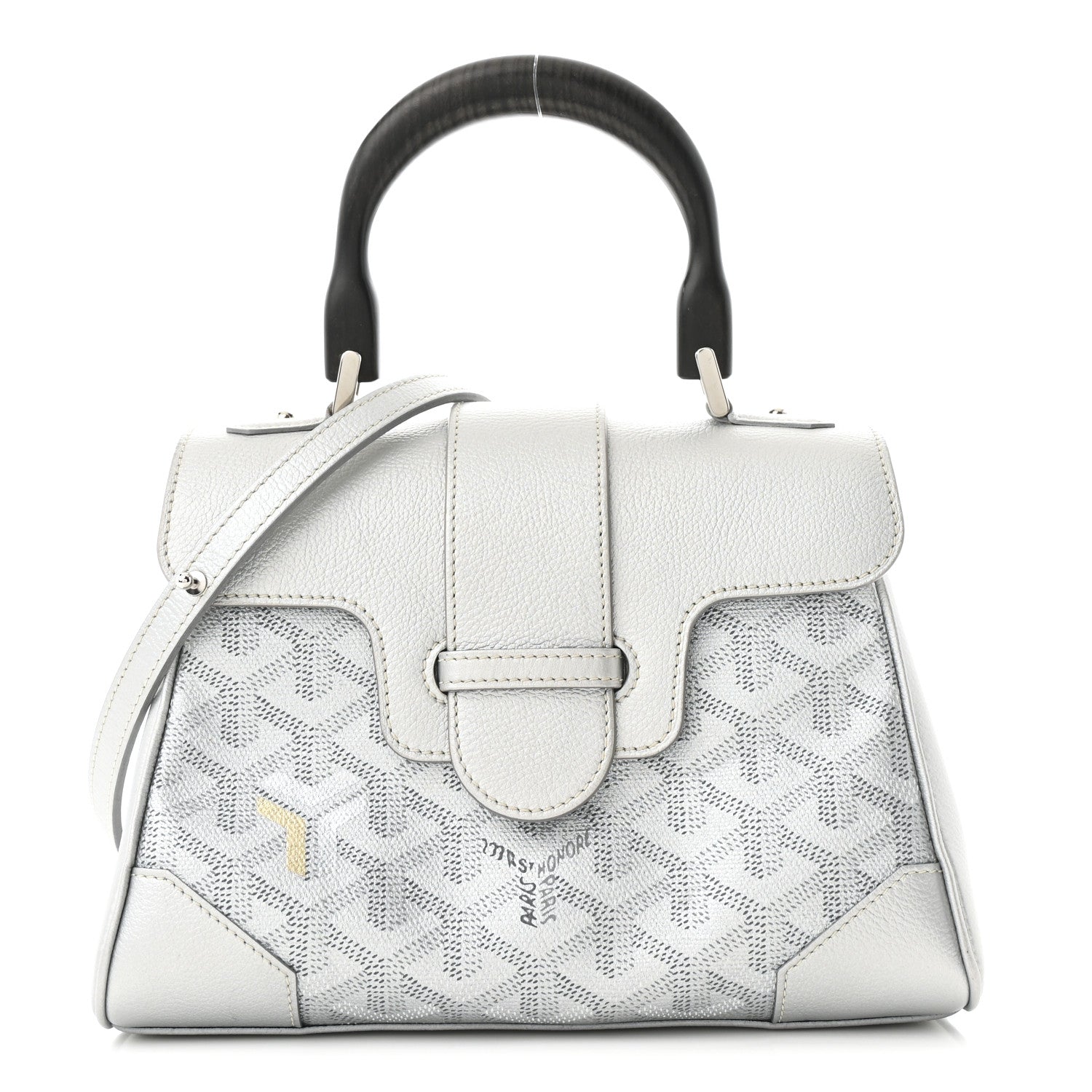 Goyard Goyardine Precious Metals Mini Saigon Silver 1 of 11