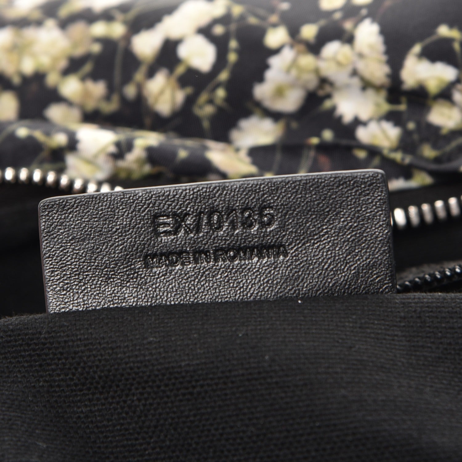 Givenchy Nylon Calfskin Baby's Breath Print Backpack Black 7 of 10