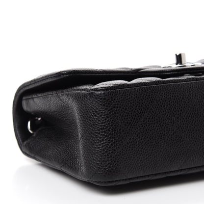 Chanel Caviar Quilted Mini Rectangular Flap Black 6 of 11