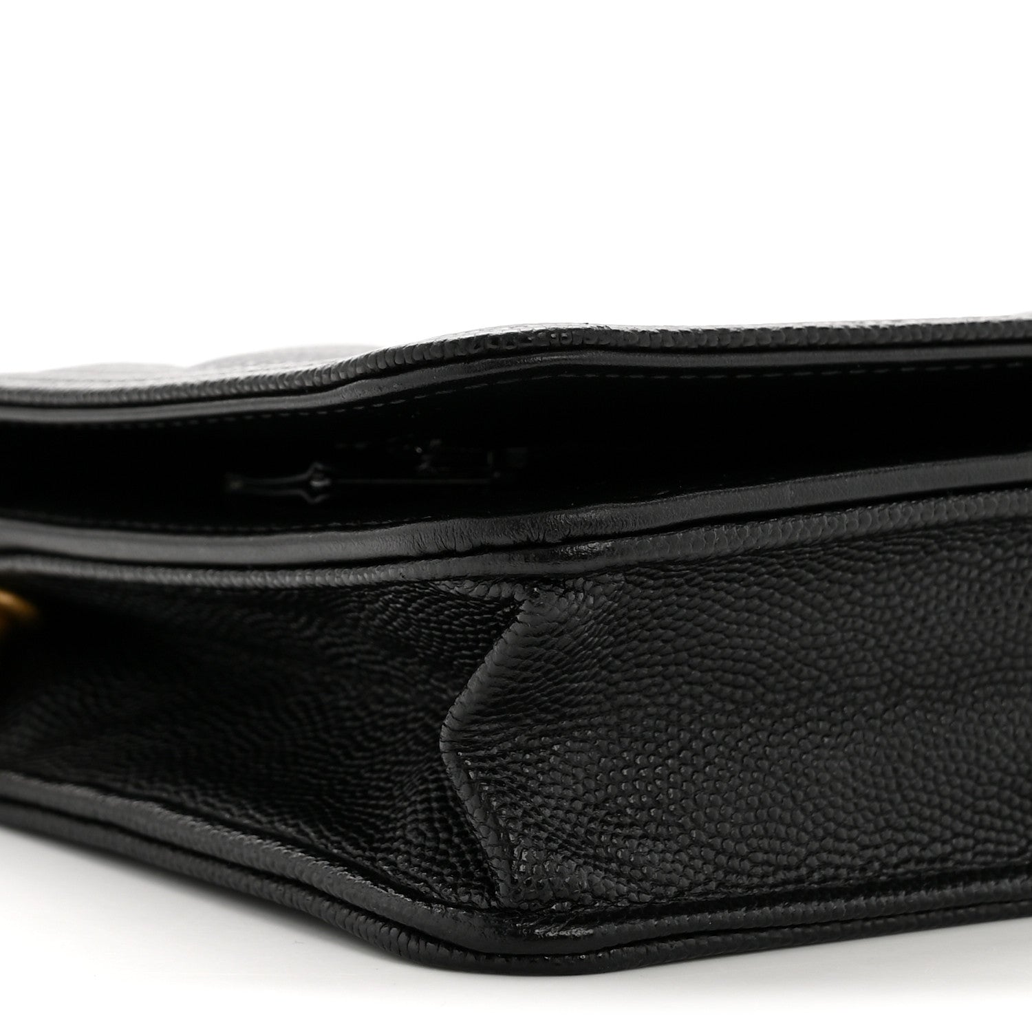 Chanel Caviar Quilted Boy Wallet On Chain WOC Black 10 of 13