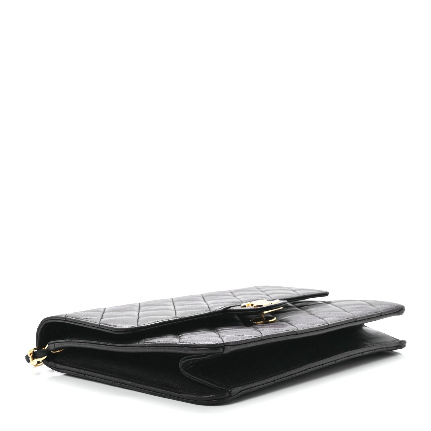 Chanel Lambskin Quilted Small Single Flap Black 4 of 12