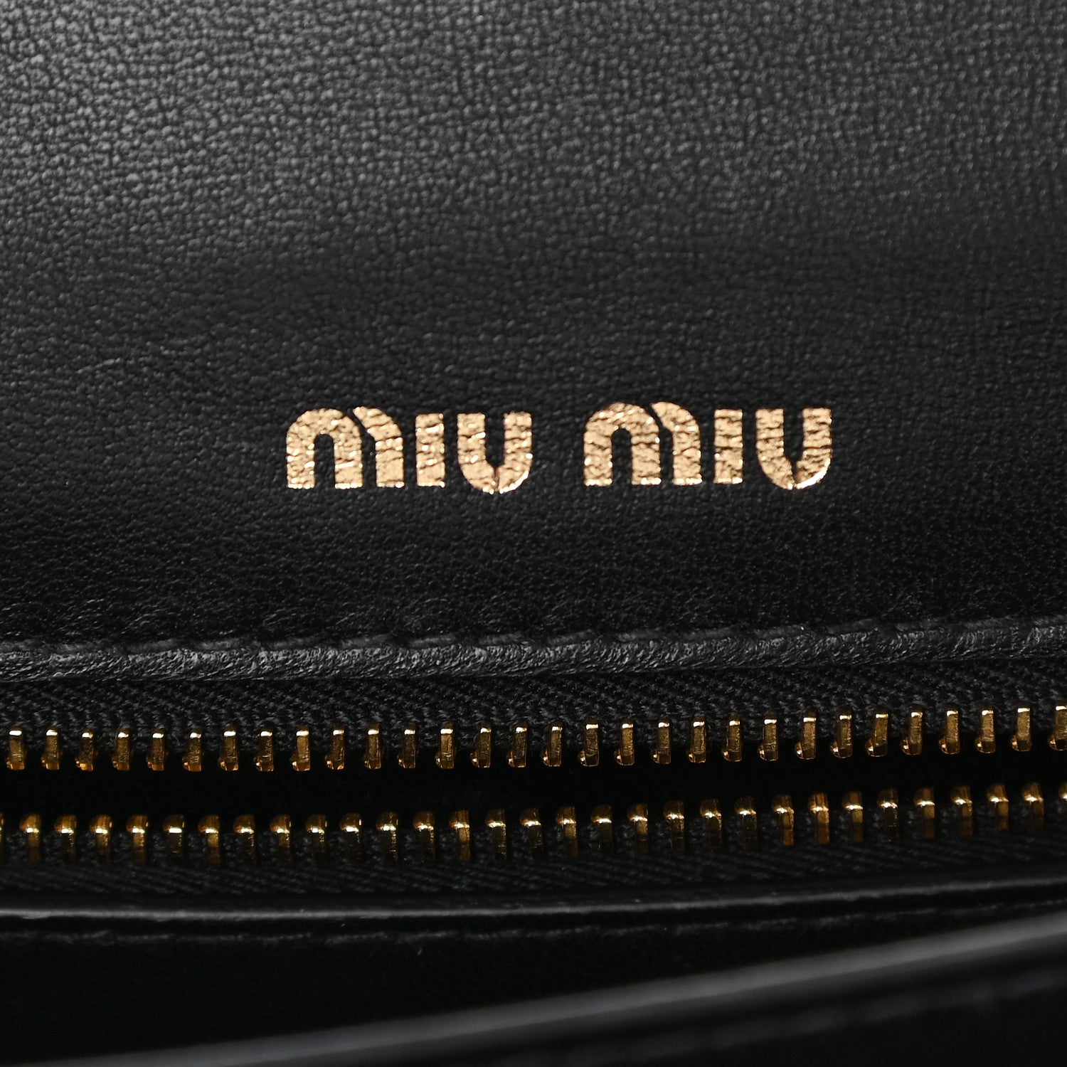 Miu Miu Pony Hair Zebra Print Confidential Logo Shoulder Bag Black White 6 of 9