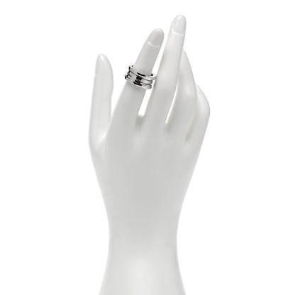 Bulgari 18K White Gold B.Zero1 Three-Band Ring 50 5.25 2 of 5
