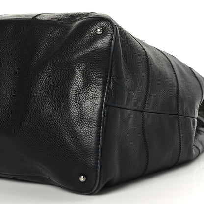 Chanel Calfskin Square Stitched Tassel Bag Black 9 of 9