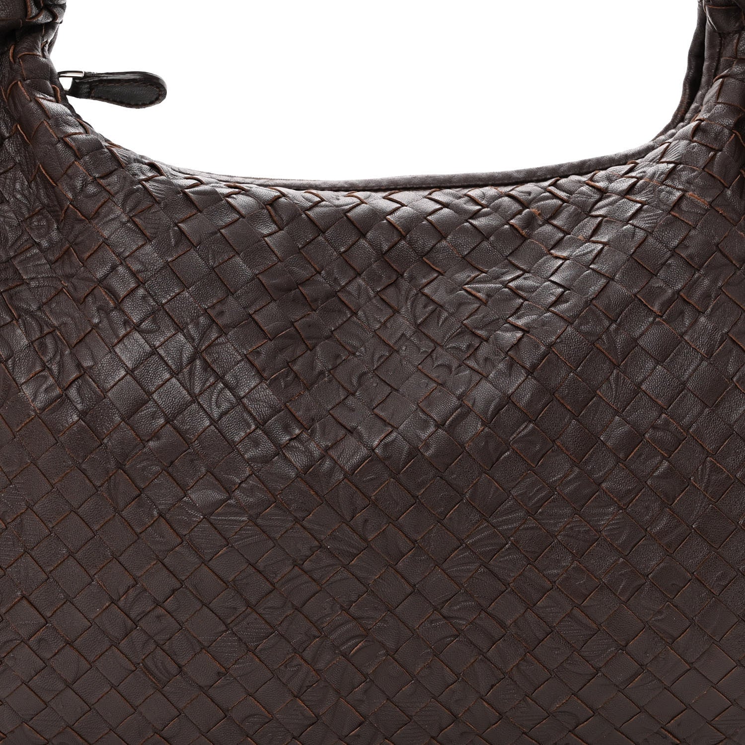 Bottega Veneta Nappa Intrecciato Embossed Medium Veneta Hobo Ebano 7 of 9