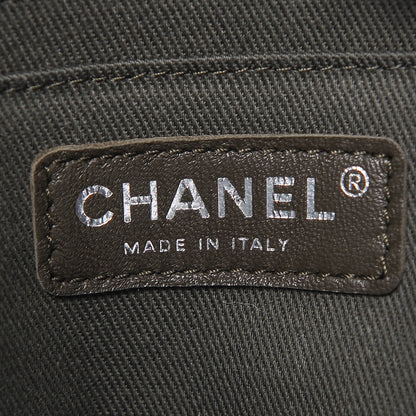 Chanel Tweed Canvas Cuba Pocket Backpack Khaki 5 of 7