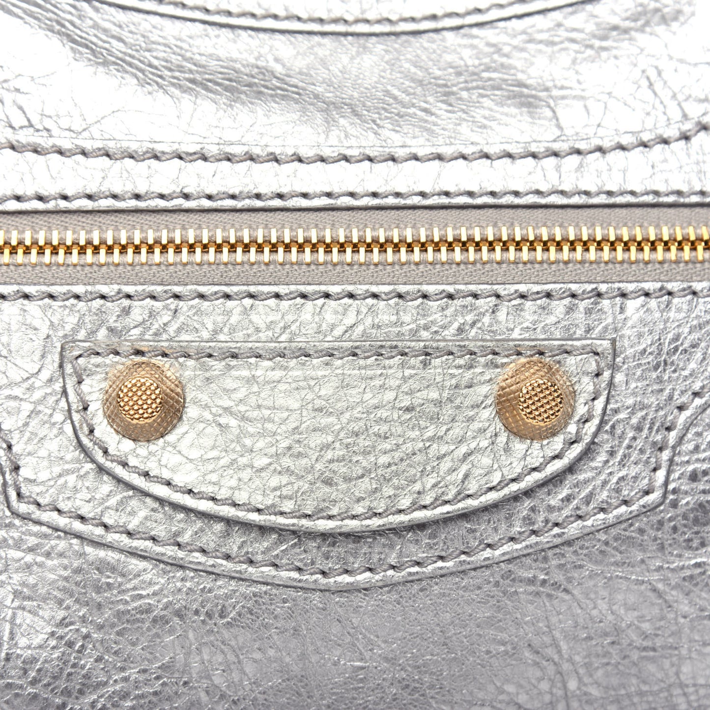 Metallic Agneau Giant 12 Gold Hardware Town Gris Aluminum
