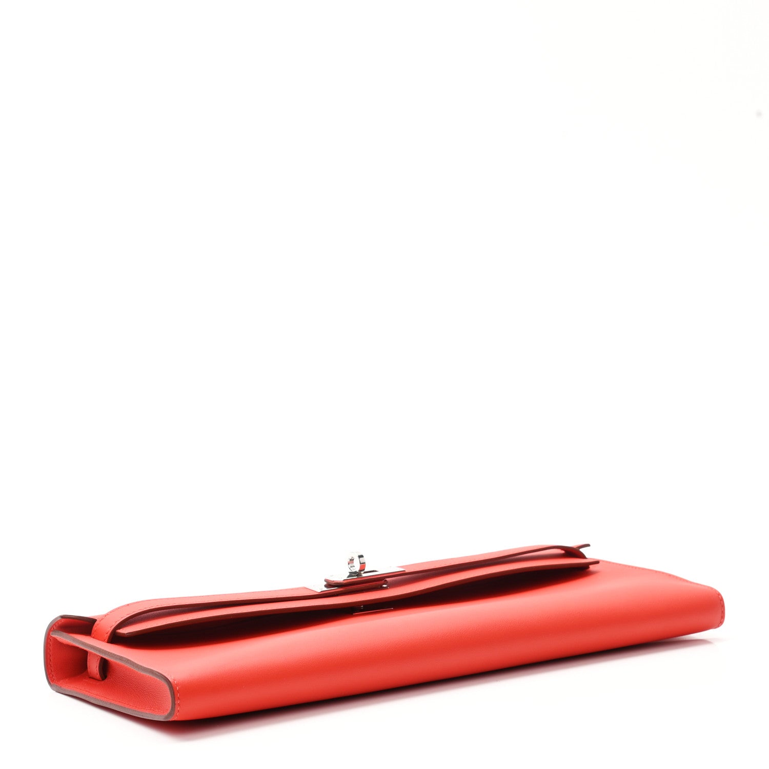 Hermes Swift Kelly Cut Clutch Pochette Capucine 3 of 6