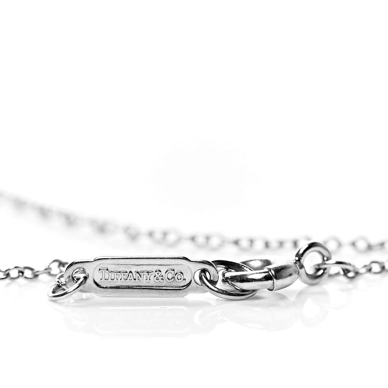Tiffany Platinum Diamond Voile Necklace 4 of 6