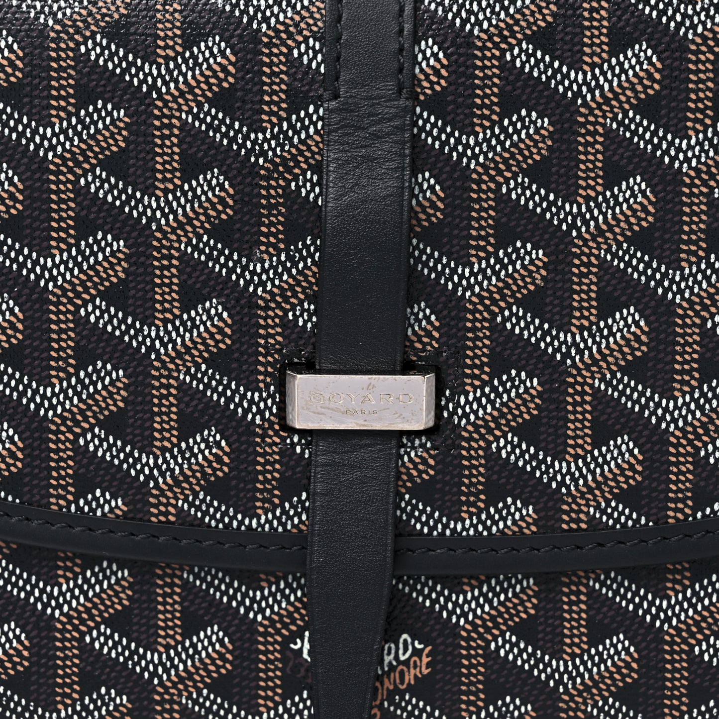 Goyardine Belvedere II PM Messenger Bag Black