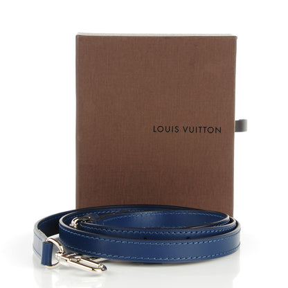 Louis Vuitton Calfskin 16mm Adjustable Shoulder Strap Indigo 6 of 6