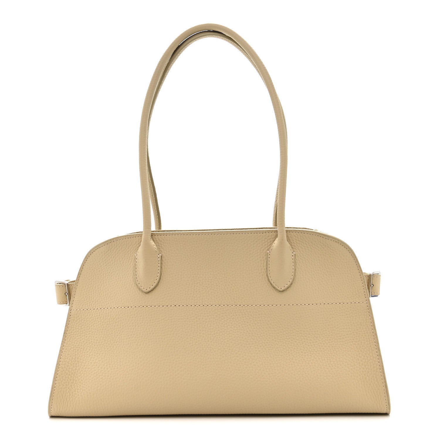 The Row Matte Grained Calfskin Margaux Shoulder 12 Boulder 1 of 9