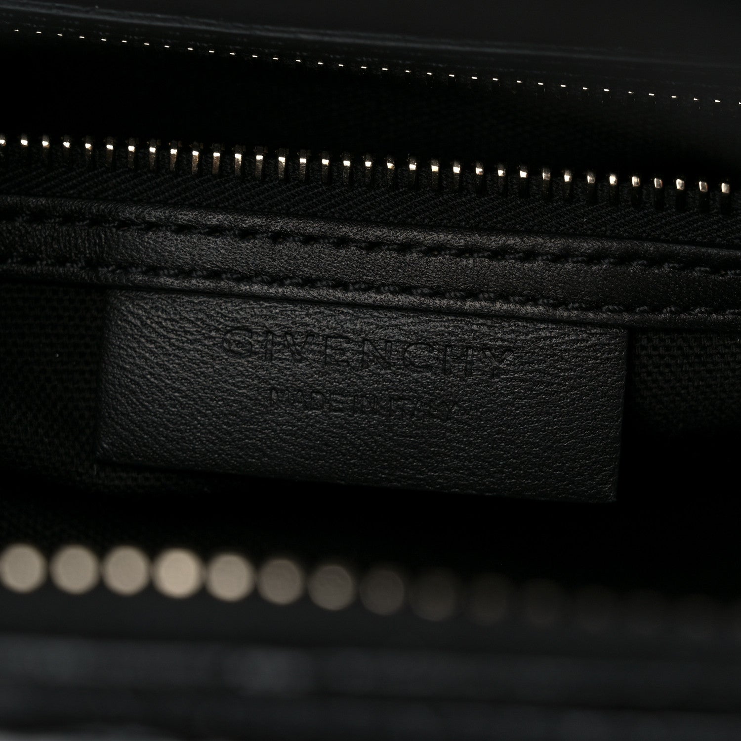 Givenchy Calfskin Crocodile Embossed Small Antigona Black 6 of 10