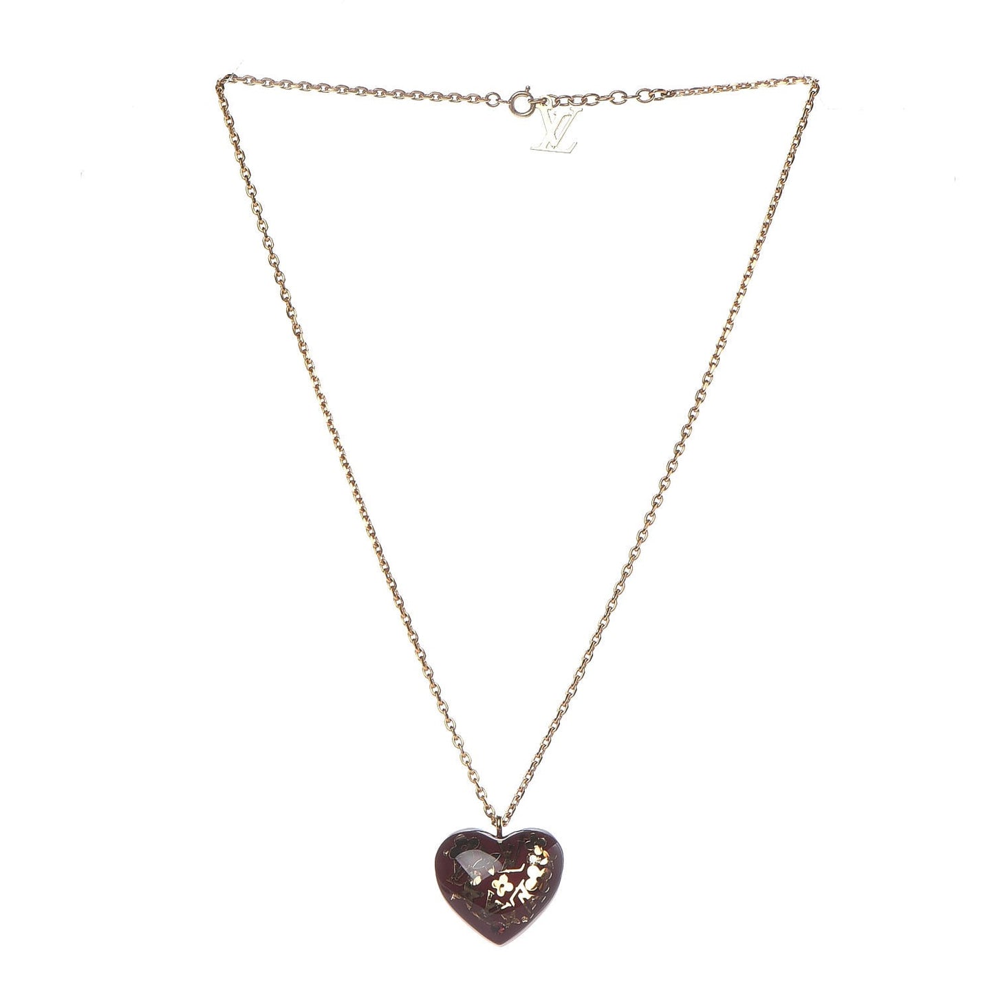 Inclusion Heart Necklace Violine