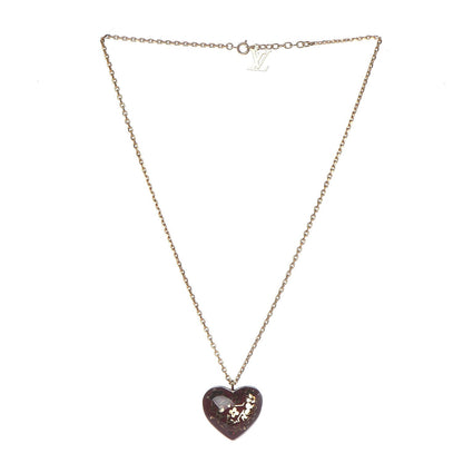 Louis Vuitton Inclusion Heart Necklace Violine 3 of 5
