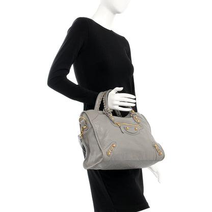 Balenciaga Agneau Giant 12 Gold Hardware City Gris Pyrite 2 of 12