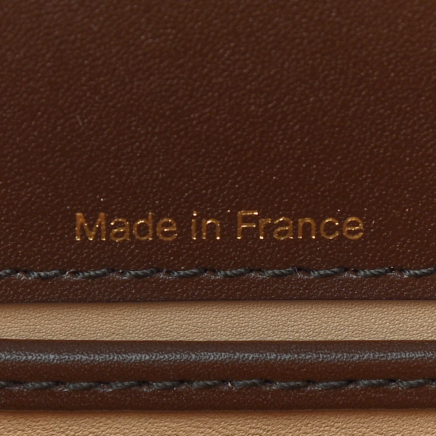 Box Calfskin Tri-Color Brillant Mini Satchel Brown