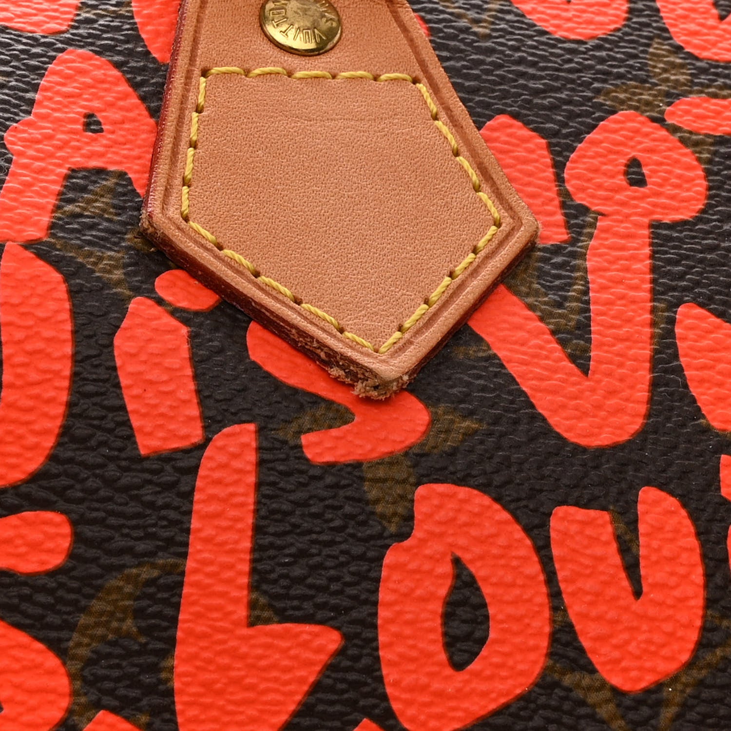 Louis Vuitton Monogram Graffiti Speedy 30 Orange 13 of 14