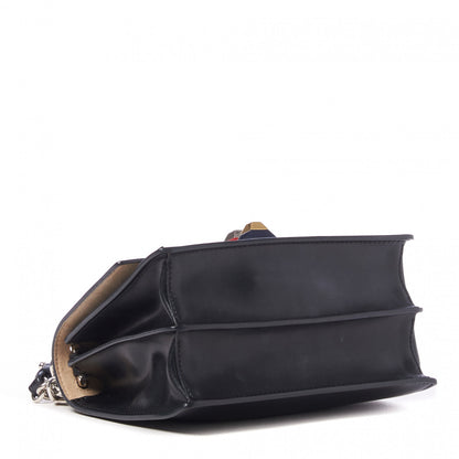 Fendi Vitello Liberty Studded Small Kan I Shoulder Bag Black Multicolor 3 of 8