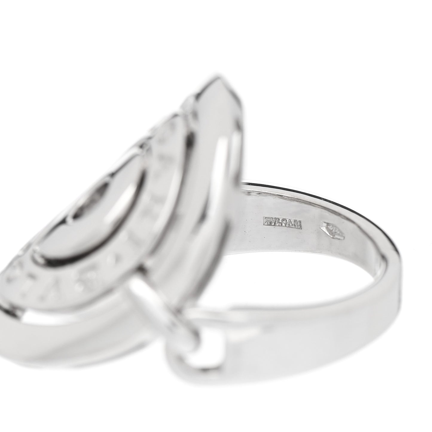 18K White Gold Astrale Cerchi Ring 53 6.5