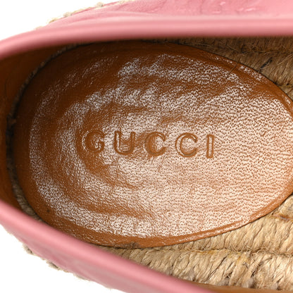 Gucci Guccissima Signature Espadrilles 39 Rose Baby Candy 7 of 8