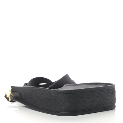 Hermes Taurillon Clemence Evelyne TPM Black 3 of 4