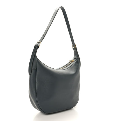 Celine Calfskin Triomphe Heloise Shoulder Bag Slate Grey 3 of 8