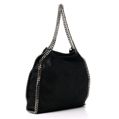 Stella McCartney Shaggy Deer Falabella Fold Over Tote Black 3 of 9