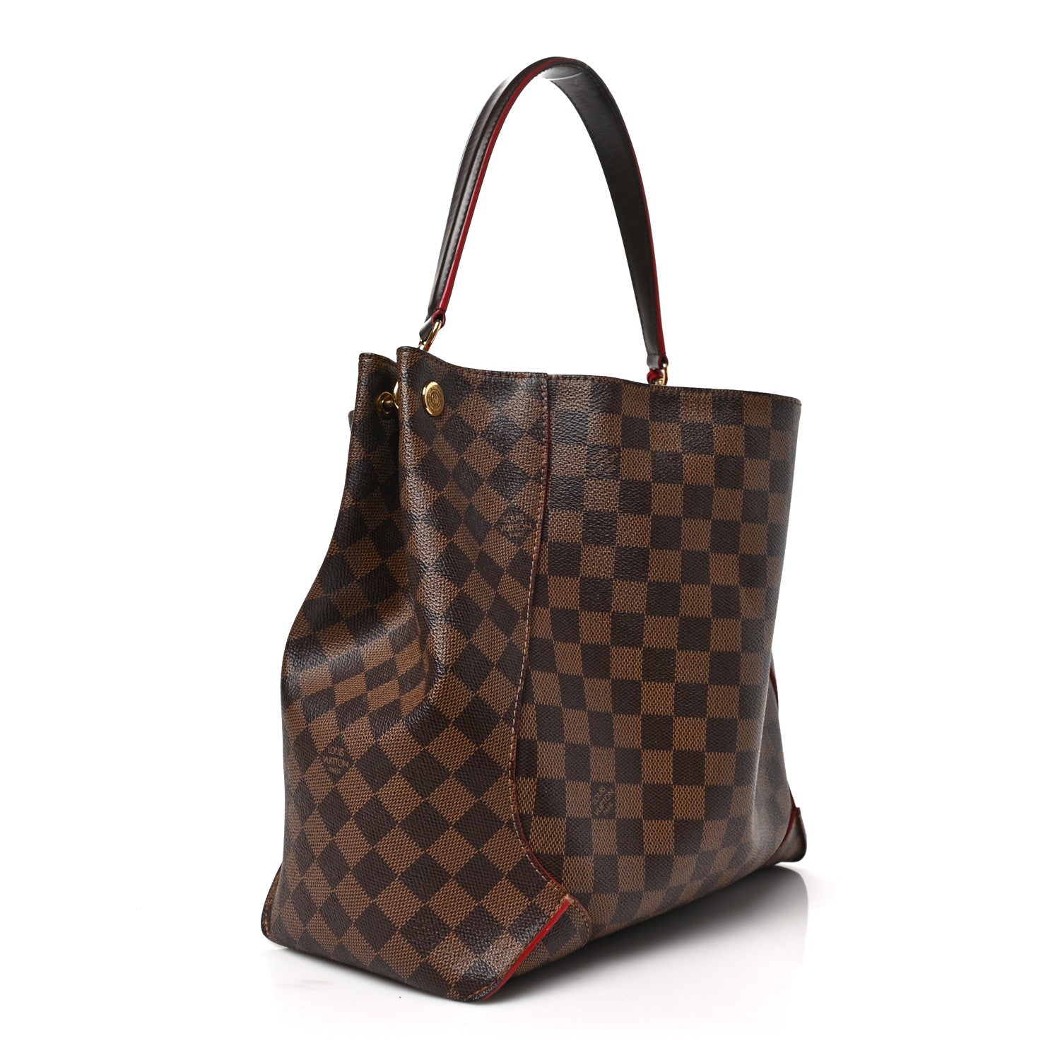 Louis Vuitton Damier Ebene Caissa Hobo Cherry 3 of 12