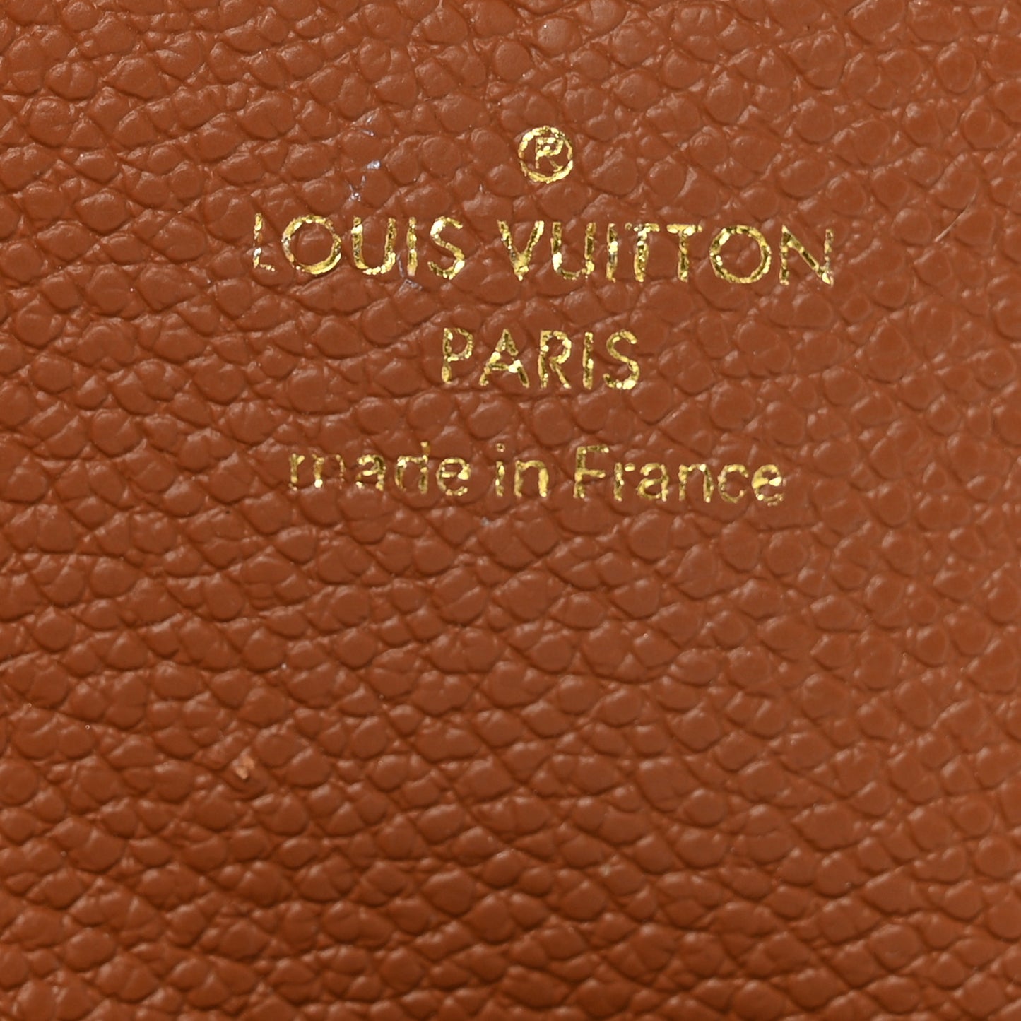 Empreinte Monogram Giant Wild At Heart Key Pouch Caramel