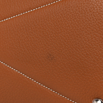 Hermes Taurillon Clemence Victoria II 35 Gold 9 of 13