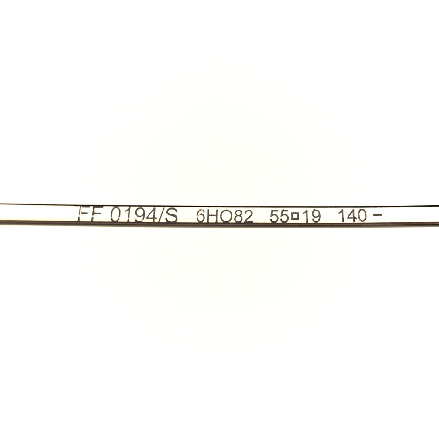 Metal Geometric Sunglasses FF 0194/S Green