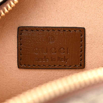 Gucci GG Supreme Monogram Azalea Calfskin Mini Retro Interlocking G Shoulder Bag Beige Ebony Brown Sugar 6 of 11