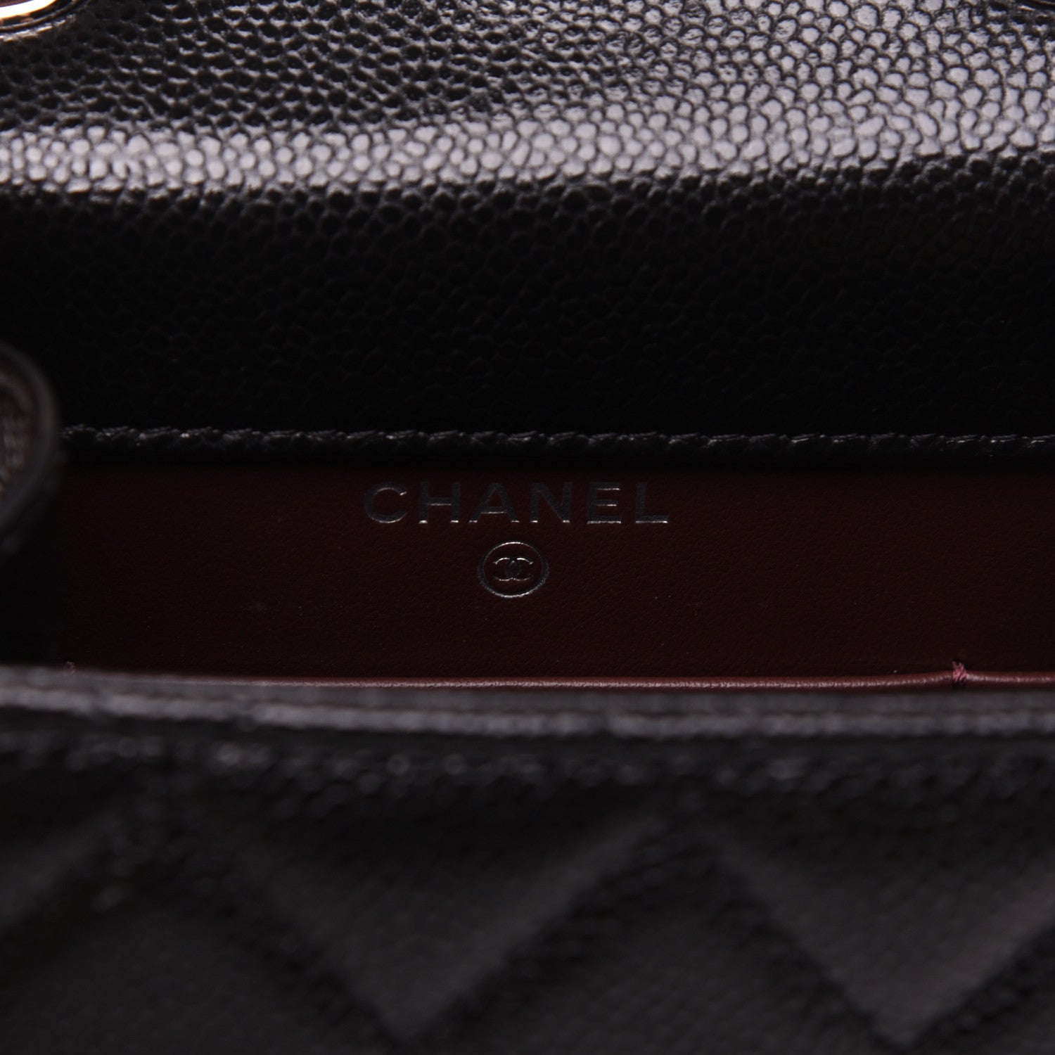 Chanel Caviar Quilted Classic Phone Holder Black 8 of 14