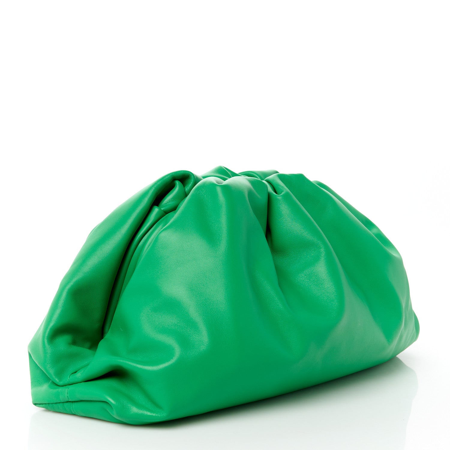 Bottega Veneta Smooth Butter Calf The Pouch Oversized Clutch Parakeet 3 of 11