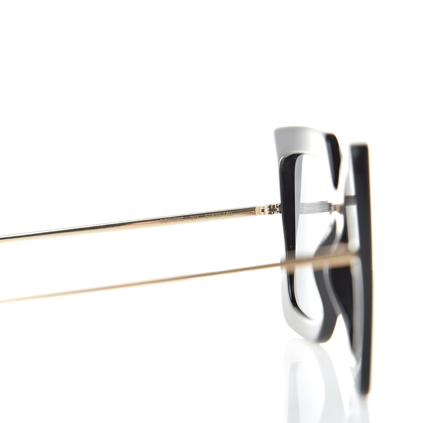 Acetate Oversize Square Frame GG0435S Sunglasses Black